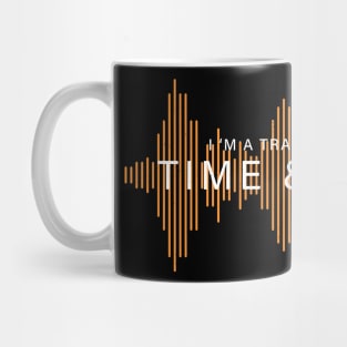 I'm a traveler of both time & space - vintage design Mug